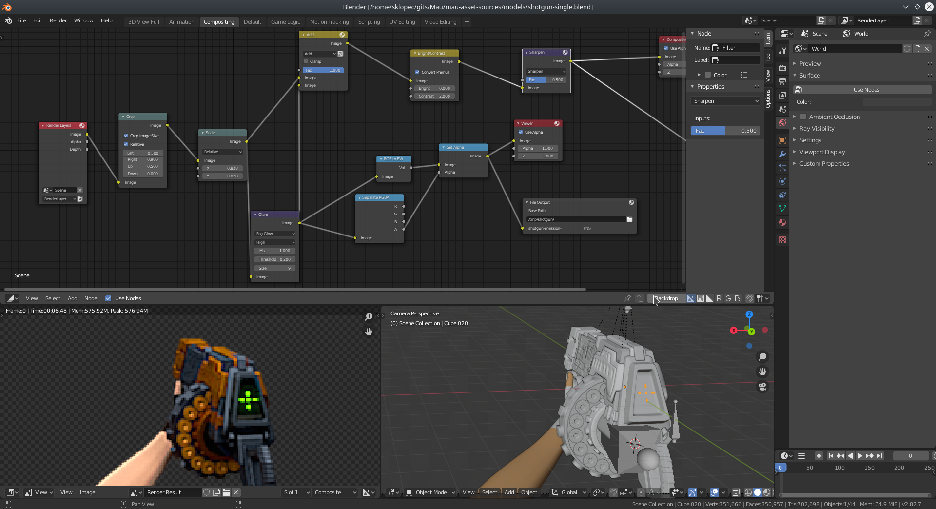 Sprite workflow